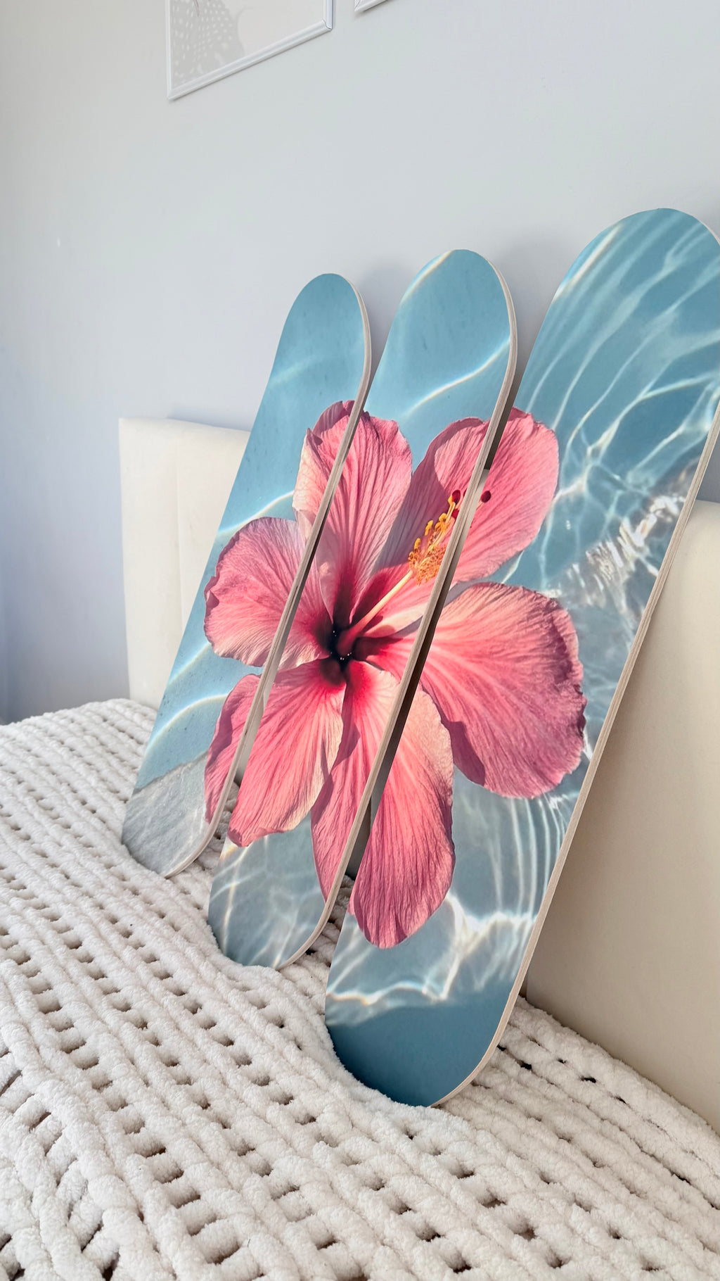 flower skateboard deck set