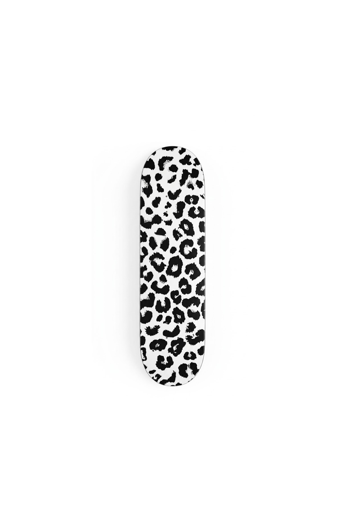 leopard print skateboard deck