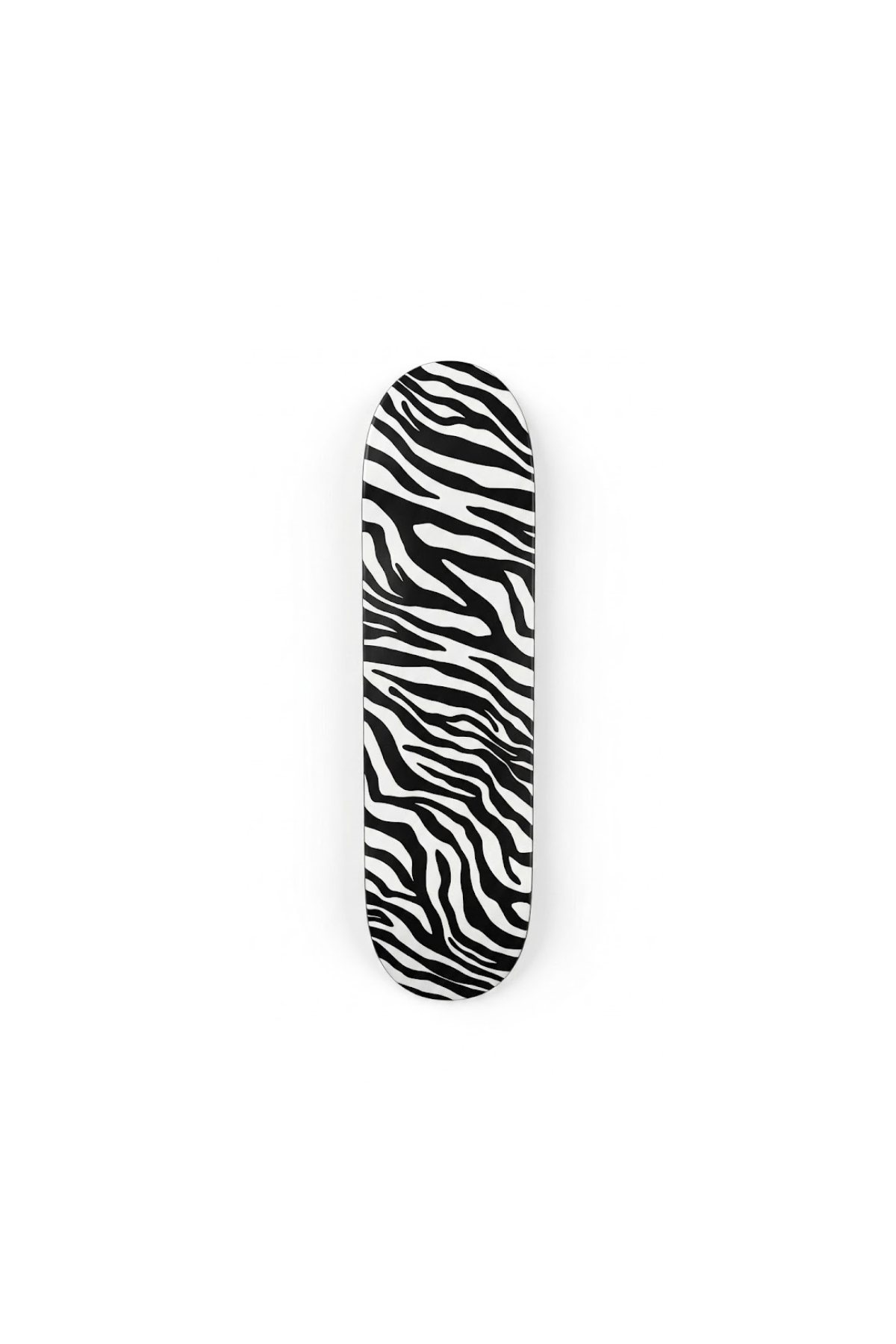 zebra skateboard deck