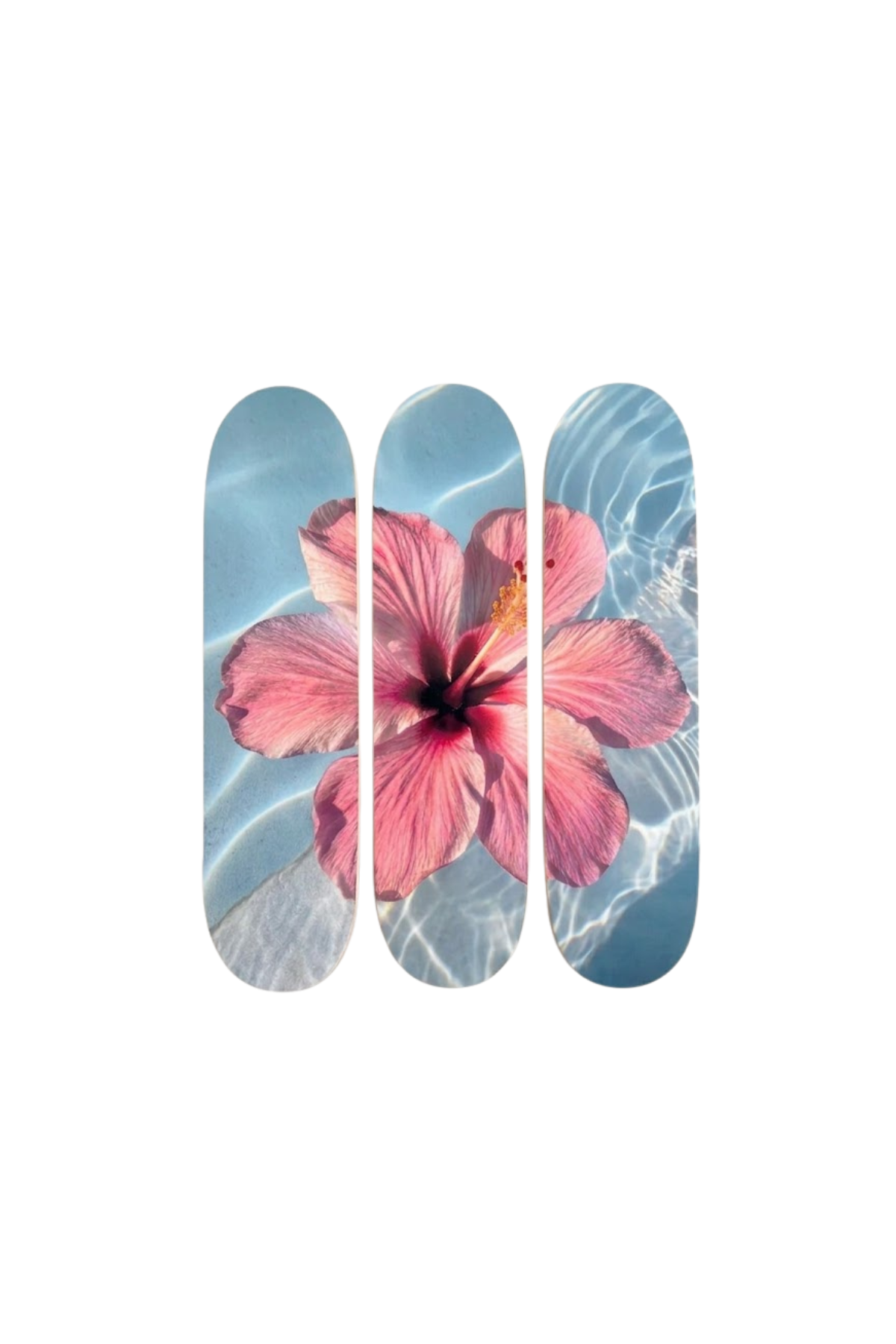 flower skateboard deck set